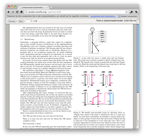 Pdf.js stellt PDF-Dateien mit HTML5 und Javascript im Browser dar.
